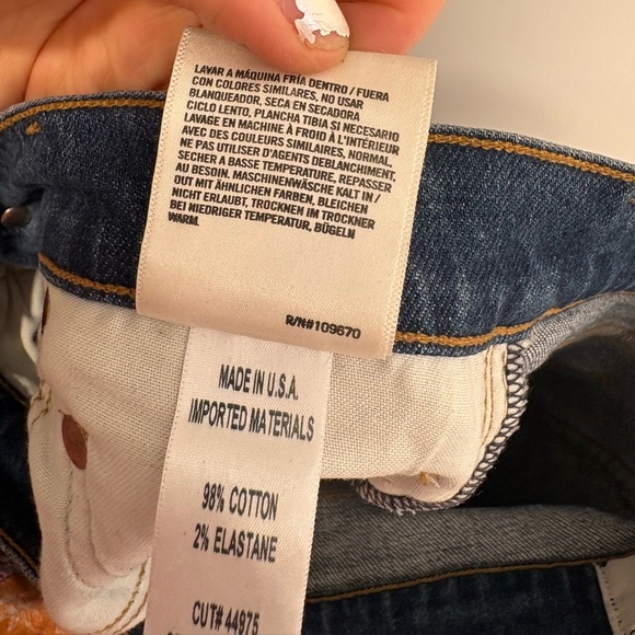 LIKE NEW- AGOLDE- HIGHRISE Nico Slimfit Crop Jeans - Picture 9 of 9